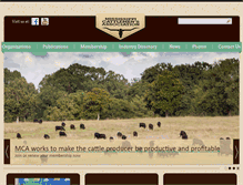 Tablet Screenshot of mscattlemen.org